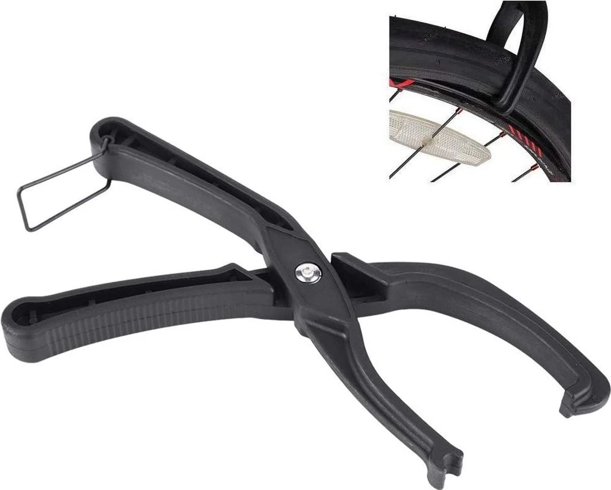 MMOBIEL Fiets Bandenlichter Bandenknecht Bandentang - Zwart 3 MMOBIEL Fiets Bandenlichter Bandenknecht Bandentang - Zwart