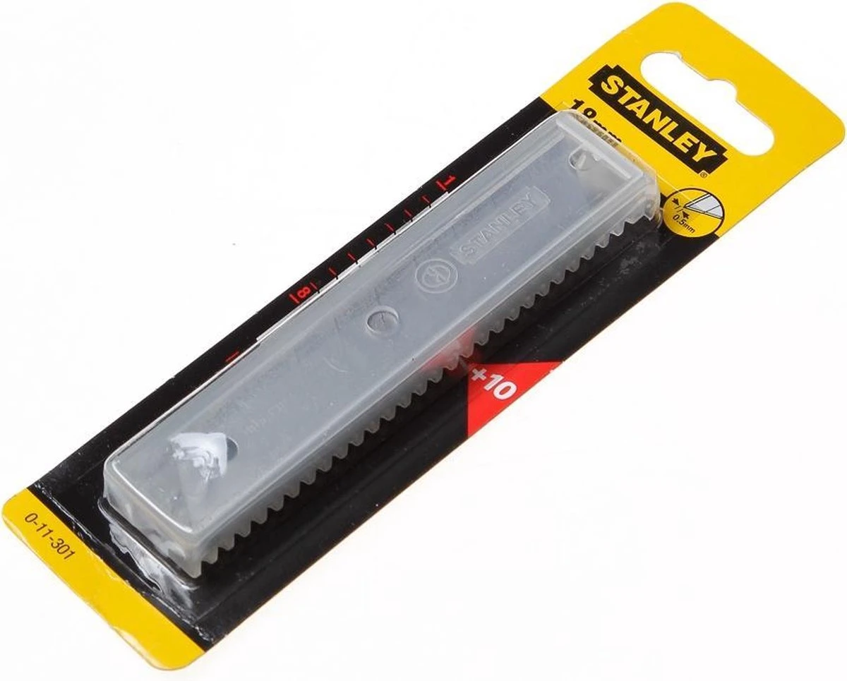 STANLEY Afbreekmesjes 18mm - 10 Stuks/dispenser 7 STANLEY Afbreekmesjes 18mm - 10 Stuks/dispenser - Afbeelding 5