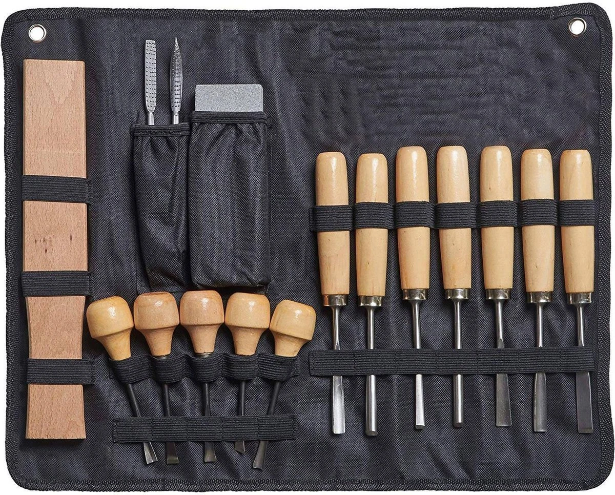 Houtbewerking Gereedschap Beitel Gutsen Houtsnijset Houtsnijden Hobby - Handig Op Te Bergen - Beter Geslepen 3 Houtbewerking Gereedschap Beitel Gutsen Houtsnijset Houtsnijden Hobby - Handig Op Te Bergen - Beter Geslepen