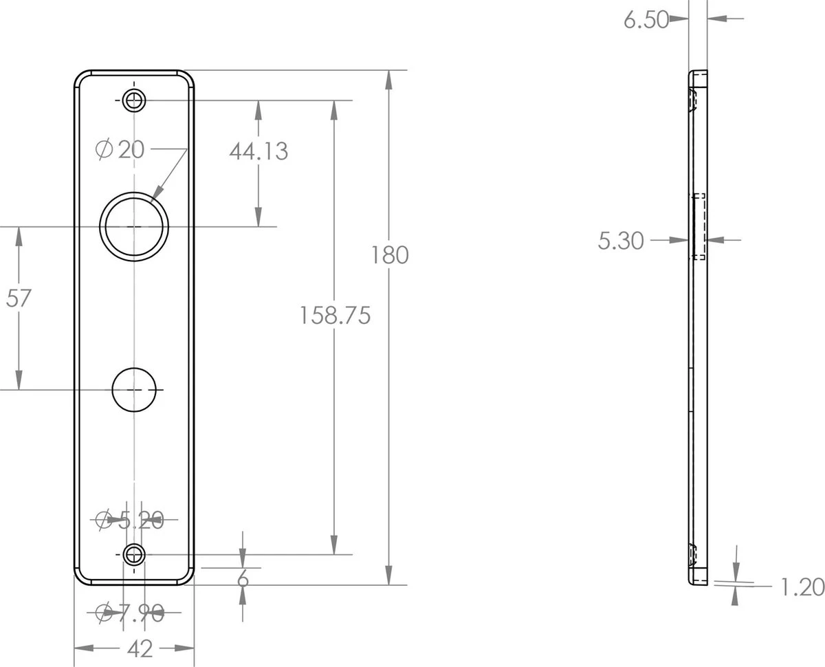 Starx Deurklink Zwart – Deurbeslag – Deurschild Met Toiletsluiting (WC57–5) – Deurklink Blok 5 Starx Deurklink Zwart – Deurbeslag – Deurschild Met Toiletsluiting (WC57–5) – Deurklink Blok - Afbeelding 3