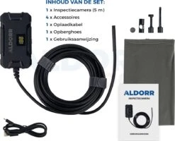 ALDORR Tools - Inspectiecamera 5M - Android/IOS - IP68 Waterdicht - 1080P HD - Endoscoop - Inspecteren Met Telefoon -Makita Winkel 1200x971 2