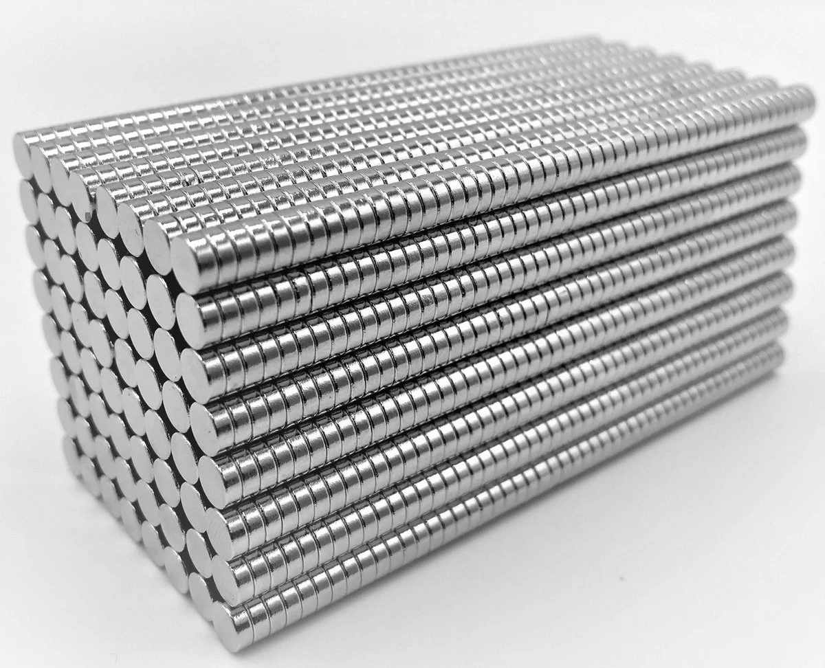 Merkloos Super Sterke Magneten - Neodymium - 5x2 Mm - 100 Stuks 3 Merkloos Super Sterke Magneten - Neodymium - 5x2 Mm - 100 Stuks