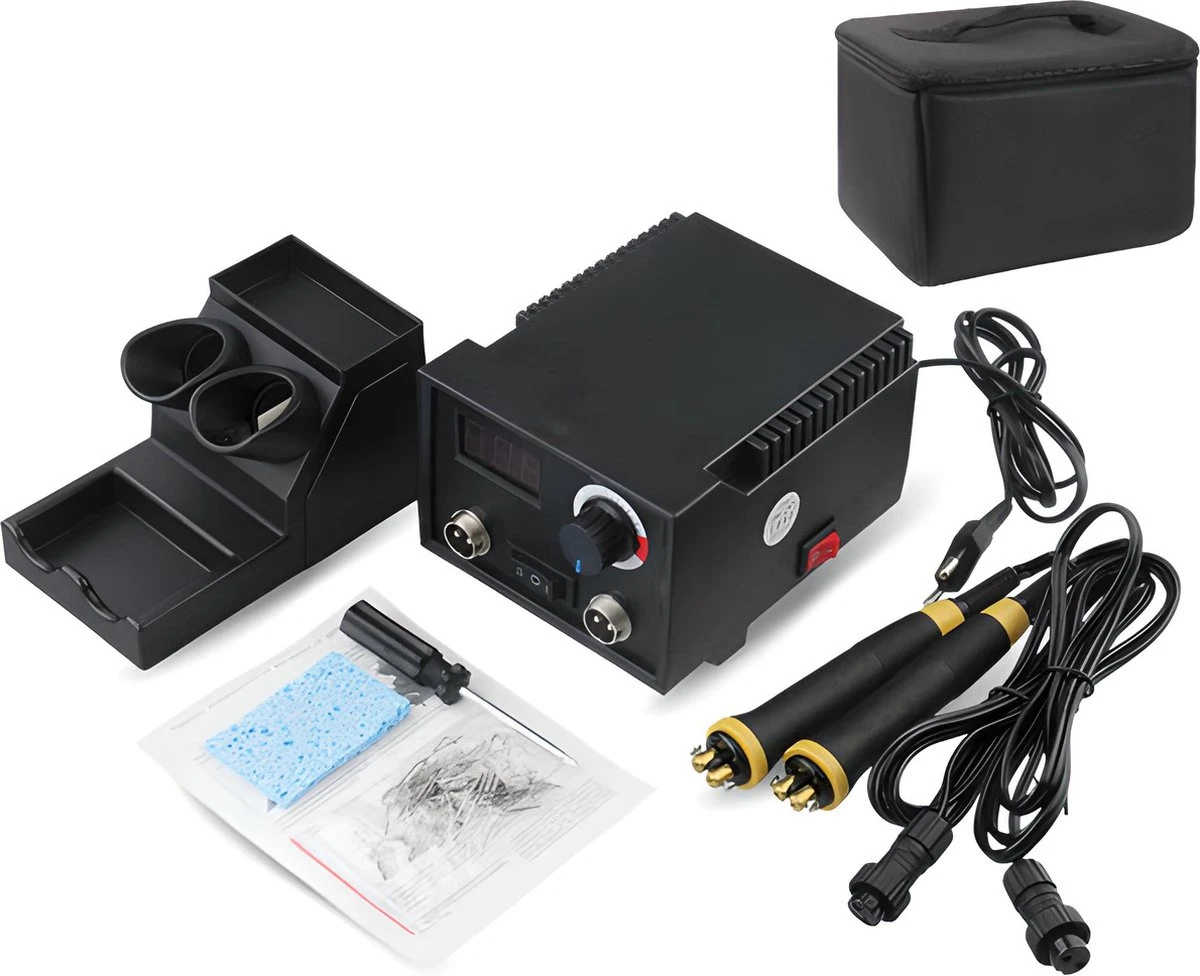 Akamduman Houtbrander Set Voor Pyrografie - 23 Opzetstukken + 2 Soldeerbouten, Inclusief Tas En Temperatuur Instelbaar 3 Akamduman Houtbrander Set Voor Pyrografie - 23 Opzetstukken + 2 Soldeerbouten, Inclusief Tas En Temperatuur Instelbaar