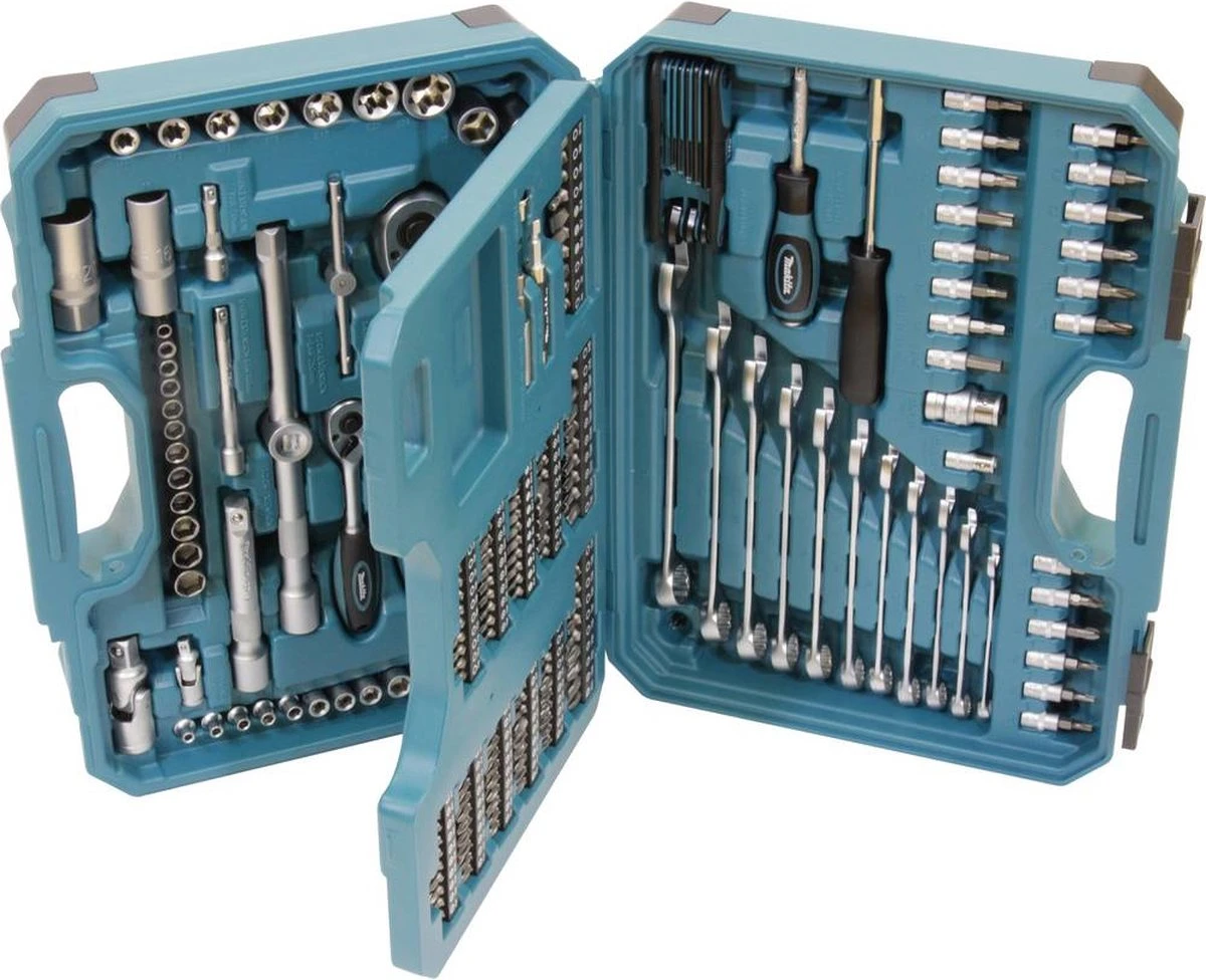 Makita E-10883 Gereedschapset In Koffer - 221-delig 7 Makita E-10883 Gereedschapset In Koffer - 221-delig - Afbeelding 5