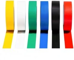 PD® - Isolatietape / PVC Tape XXL - 18mm X 15m - 6 Stuks - Zwart / Groen / Blauw / Wit / Rood / Geel - Rubber Tape - Isolatieband -Makita Winkel 1200x978 16