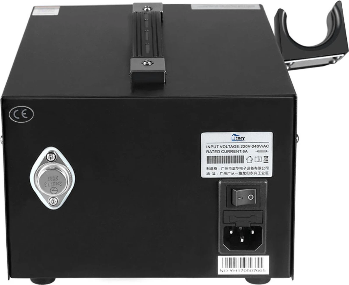 Uten 853D 3in1 Soldeerstation Digitaal Set - 760 Watt - Led Display - Soldeerstation Heteluchtpistool - Mit Verwisselbare Luchtuitlaten 4 Stukken - Soldeerbout Elektrisch - 200-480°c - Voor Smd Componenten 6 Uten 853D 3in1 Soldeerstation Digitaal Set - 760 Watt - Led Display - Soldeerstation Heteluchtpistool - Mit Verwisselbare Luchtuitlaten 4 Stukken - Soldeerbout Elektrisch - 200-480°c - Voor Smd Componenten - Afbeelding 4