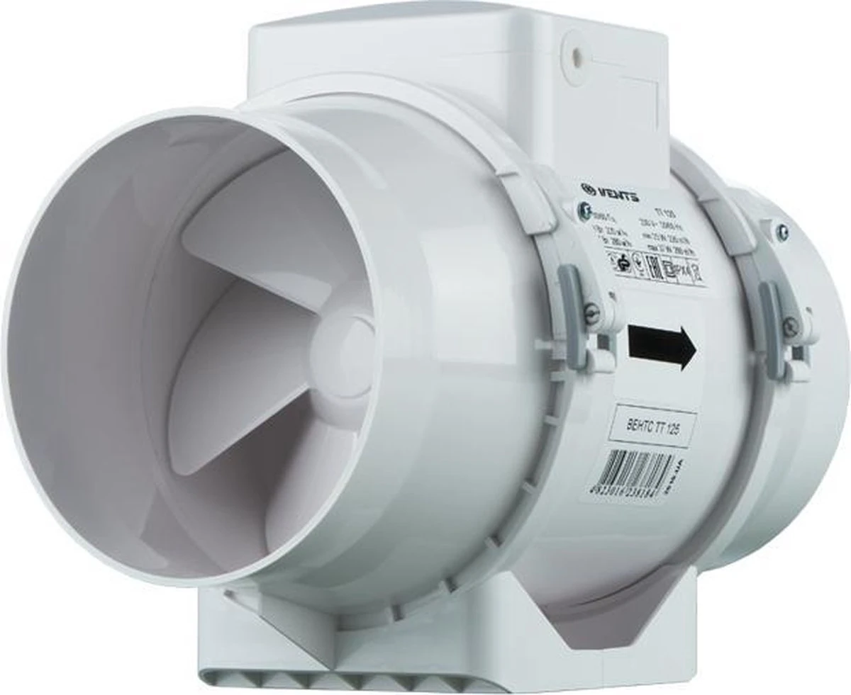 Vents Buisventilator TT Ø125 Mm - 220/280 M³/h 3 Vents Buisventilator TT Ø125 Mm - 220/280 M³/h