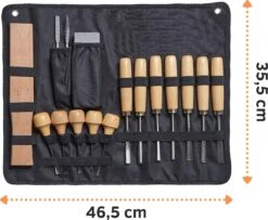 Houtbewerking Gereedschap Beitel Gutsen Houtsnijset Houtsnijden Hobby - Handig Op Te Bergen - Beter Geslepen 16 Houtbewerking Gereedschap Beitel Gutsen Houtsnijset Houtsnijden Hobby - Handig Op Te Bergen - Beter Geslepen -Makita Winkel 1200x986 8