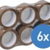 DULA Verpakkingstape - Bruin - 6 Rollen Dozentape 50 Mm X 60 M - Plakband -Makita Winkel 1200x989 12