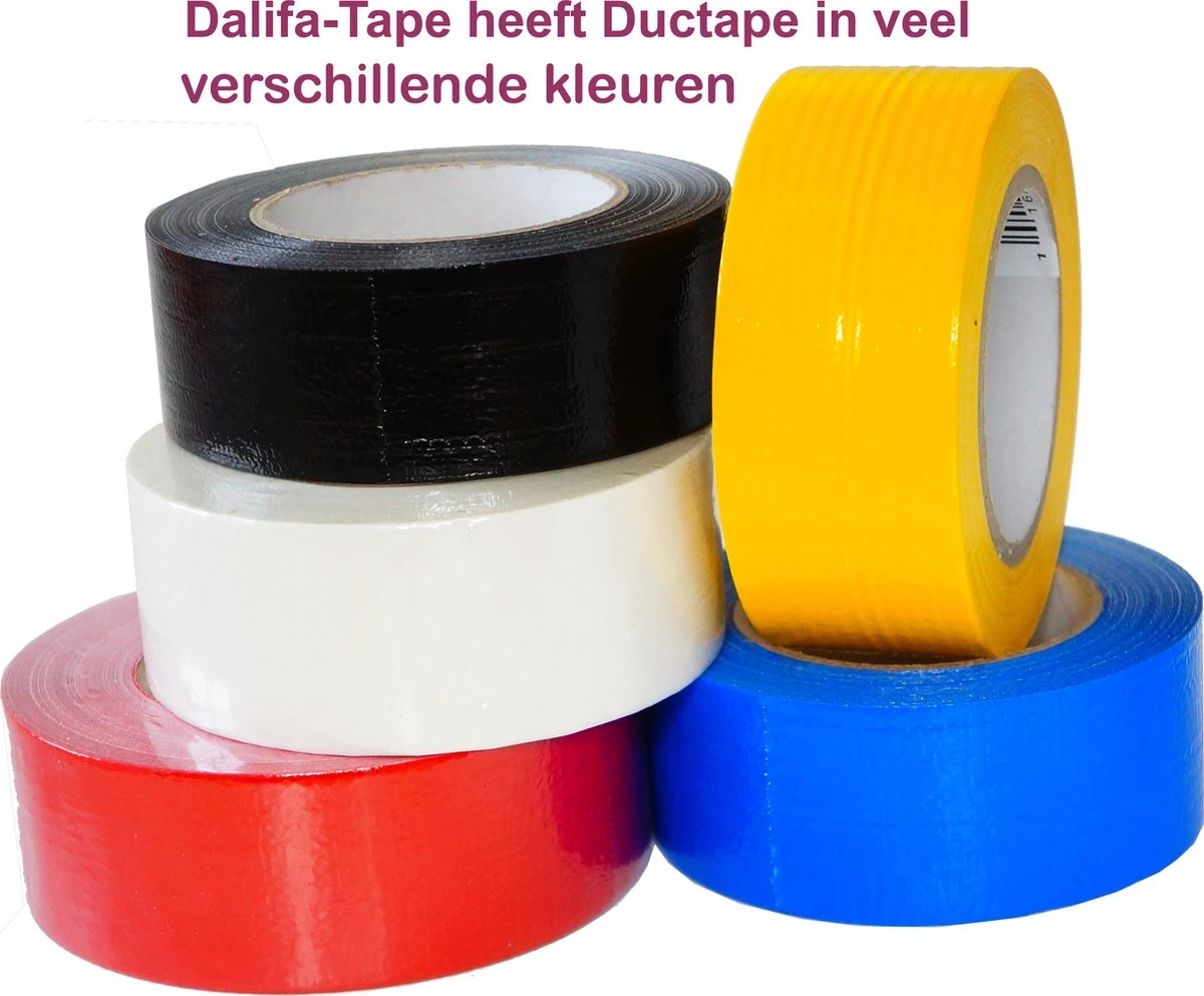 Merkloos Ducttape Rol - Wit - 50mm X 50 Meter - Olie- En Waterbestendig - Witte Duct Tape - Duck Tape - Klus & Reparatie Benodigdheden 5 Merkloos Ducttape Rol - Wit - 50mm X 50 Meter - Olie- En Waterbestendig - Witte Duct Tape - Duck Tape - Klus & Reparatie Benodigdheden - Afbeelding 3
