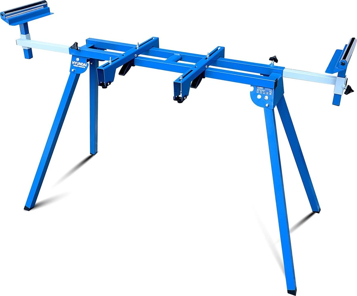 Hyundai Universeel Opvouwbaar Stalen Onderstel Voor Afkortzaag-machine 3 Hyundai Universeel Opvouwbaar Stalen Onderstel Voor Afkortzaag-machine