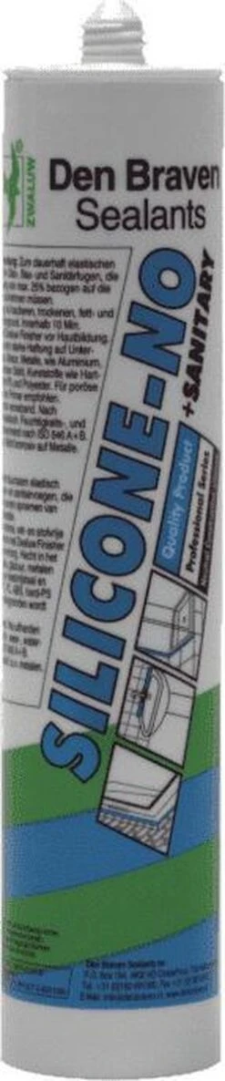 ZwaluwKit - Silicone-NO Koker - Sanitair -310ml - 3184 - Grijs -Makita Winkel 250x1200 1