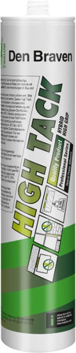 Zwaluw Den Braven High Tack Lijmkit - Wit - 290ml -Makita Winkel 261x1200