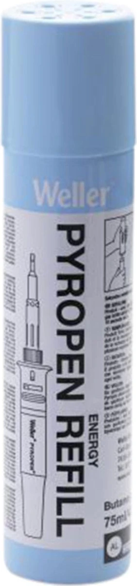 Weller Butaangas - Navulling Voor Gassoldeerbout - 75ml 5 Weller Butaangas - Navulling Voor Gassoldeerbout - 75ml - Afbeelding 3