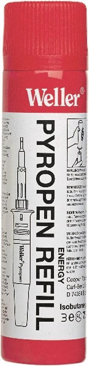 Weller Butaangas - Navulling Voor Gassoldeerbout - 75ml 6 Weller Butaangas - Navulling Voor Gassoldeerbout - 75ml - Afbeelding 4