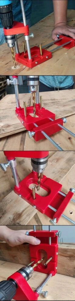 Merkloos Boorstandaard - Boormachine Houder - Boorstandaard Met Boorkop - 1,5-10mm - Rood -Makita Winkel 299x1200 1