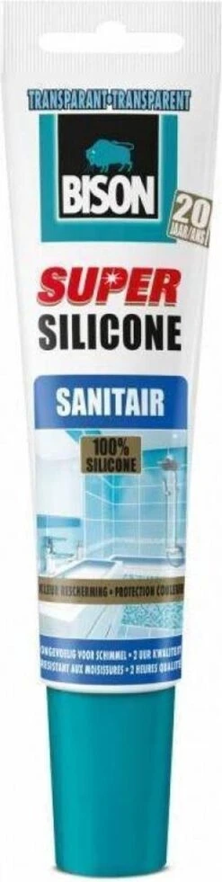 Bison Super Silicone Sanitair Transparant - 150 Ml. -Makita Winkel 302x1200 3