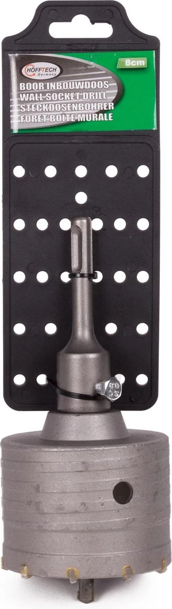 Gatenzaag 80mm Elektra Inbouwdoos SDS+ - Boorzaag Voor Steen 8 Gatenzaag 80mm Elektra Inbouwdoos SDS+ - Boorzaag Voor Steen - Afbeelding 6