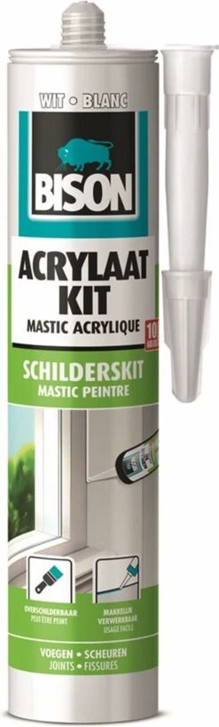 Bison Acrylaatkit - 310 Ml - Wit