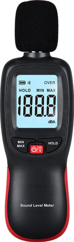 PuroTech Geluidsmeter - Digitale Decibelmeter - LCD Scherm - Geluidsoverlast - 30 DB Tot 130 DB - Professionele Geluidsmeting - Geluidsisolatie - Inclusief Batterijen