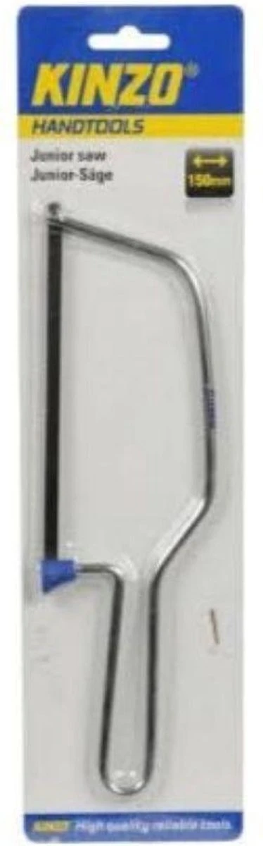 Kinzo Kleine Figuurzaag En Handzaag - 15 Cm - Hout 3 Kinzo Kleine Figuurzaag En Handzaag - 15 Cm - Hout