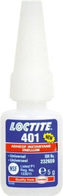 Loctite Snellijm 401-5gr Tube Cyanoacrylaat 31778 -Makita Winkel 391x1200