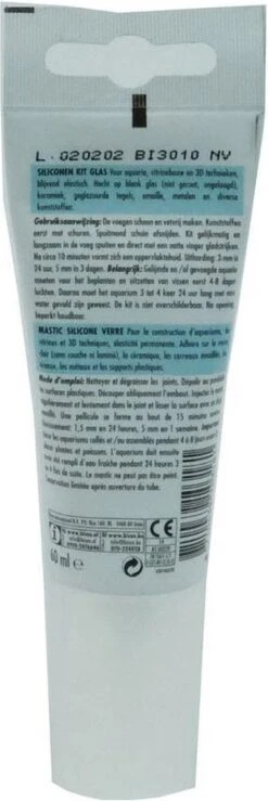 Bison Siliconenkit Glas Tube - Transparant - 60 Ml -Makita Winkel 401x1200