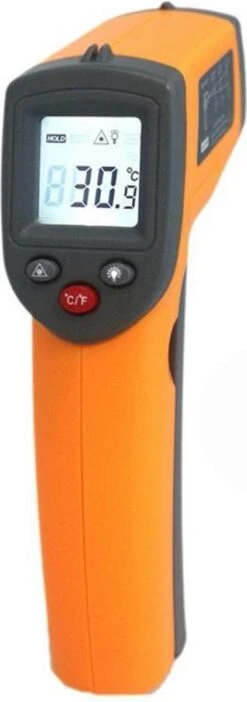 Merkloos Commerciële Infrarood Warmtemeter - Draadloze Temperatuurmeter, -50 Tot 380 Graden Celsius - Inclusief Batterijen - Pyrometer - Met Laser - Leidingen Meter - Meten Van Oppervlak - Draadloos -Makita Winkel 422x1200 1
