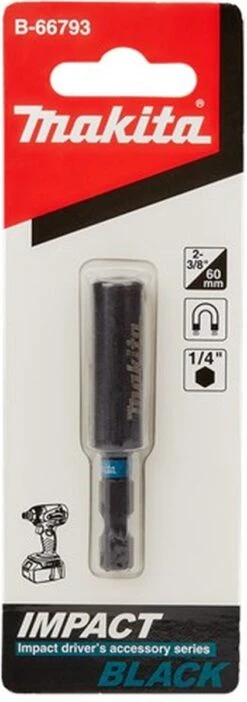 Makita Bithouder Magnetisch 60mm Impact Black -Makita Winkel 422x1200