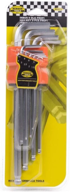 Benson TOOLTECH Inbussleutelset/Stiftsleutelset - 1,5 T/m 10 Mm - 9-Delig -Makita Winkel 440x1200 1