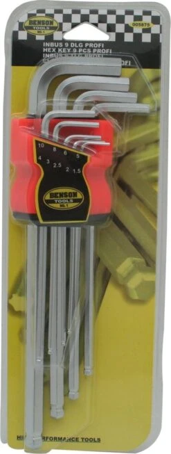 Benson TOOLTECH Inbussleutelset/Stiftsleutelset - 1,5 T/m 10 Mm - 9-Delig -Makita Winkel 454x1200 2