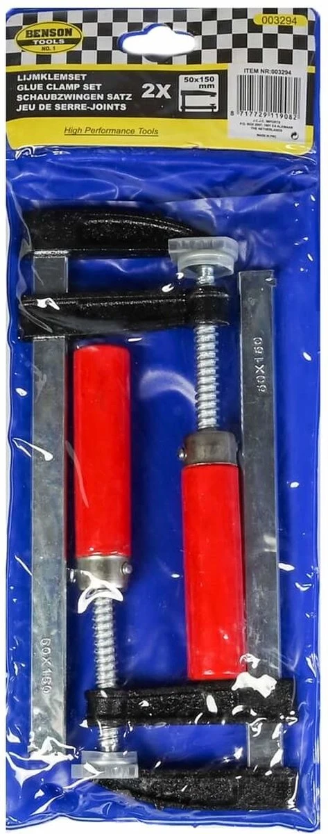 Benson Lijmklemset 150 X 50 Mm - 2 Stuks 5 Benson Lijmklemset 150 X 50 Mm - 2 Stuks - Afbeelding 3
