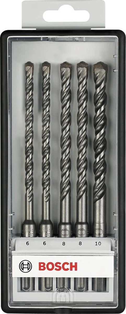 Bosch - Hamerboren SDS-plus-5 Ø 6,6,8,8,10 X 165mm 5 Bosch - Hamerboren SDS-plus-5 Ø 6,6,8,8,10 X 165mm - Afbeelding 3