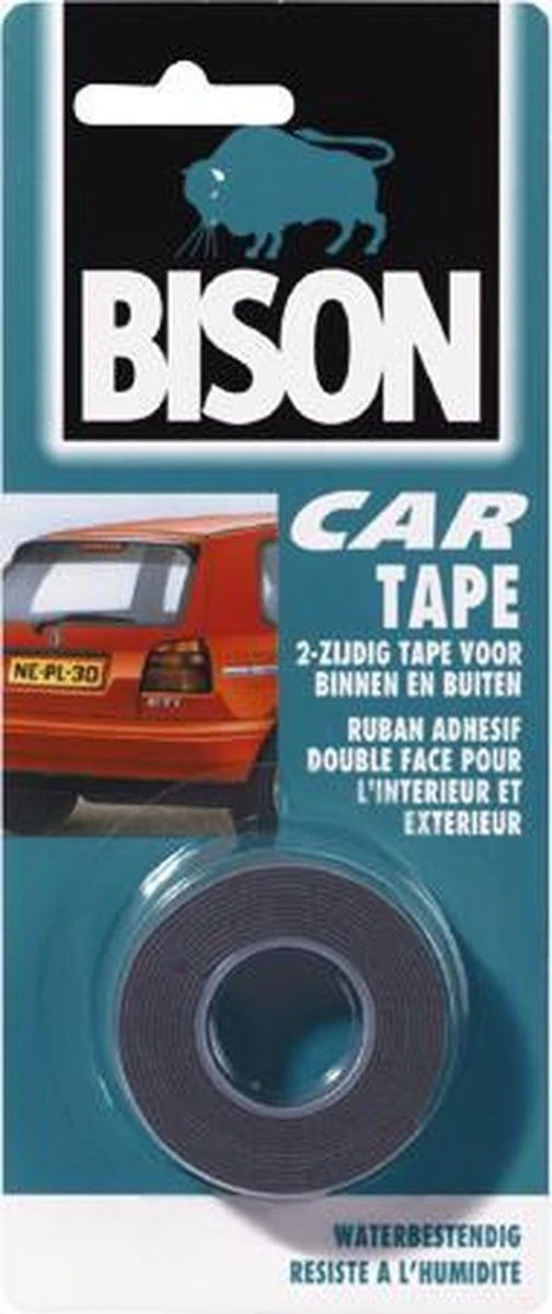 Bison Tape Car Fix Rol 1,5 M X 19 Mm Zwart 5 Bison Tape Car Fix Rol 1,5 M X 19 Mm Zwart - Afbeelding 3