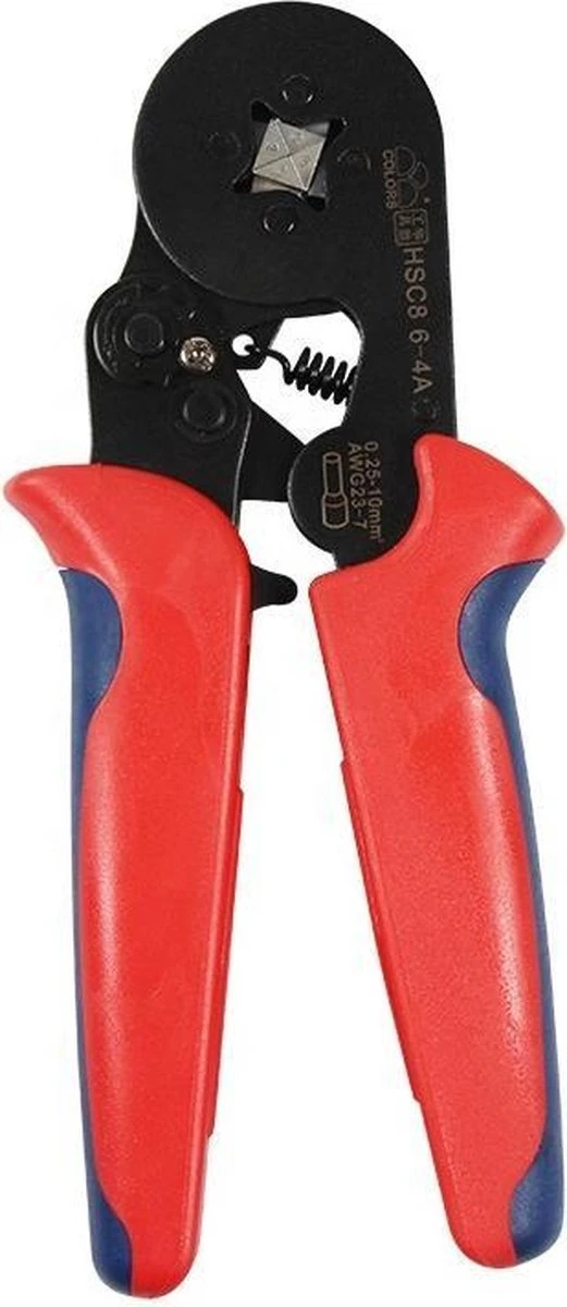 Adereindhulstang - Krimptang - Kabelkrimptang - Kabelschoentang - 0,25 Mm - 6 Mm2 4 Adereindhulstang - Krimptang - Kabelkrimptang - Kabelschoentang - 0,25 Mm - 6 Mm2 - Afbeelding 2