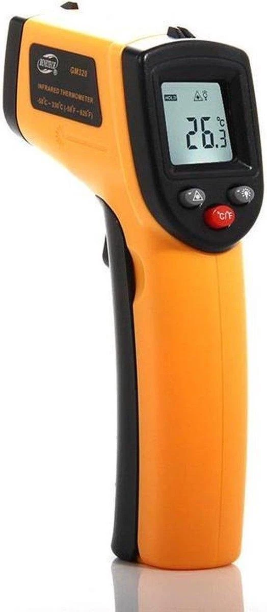 Merkloos Infrarood Warmtemeter | Draadloze Temperatuurmeter, -50 Tot 380 Graden Celcius 3 Merkloos Infrarood Warmtemeter | Draadloze Temperatuurmeter, -50 Tot 380 Graden Celcius