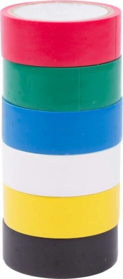 Benson PVC Isolatieband 3 Meter X 18 Mm - 6 Kleuren -Makita Winkel 530x1200