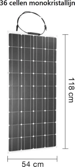 Set Flexibel Zonnepaneel 200Wp 12V Caravan, Camper, Boot, Tent Of Tuinhuisje - Victron Energy BlueSolar PWM 20A LCD&USB Laadregelaar - Zonnepaneel Compleet Pakket - Dakdoorvoer - Plug-Play Set Schematische Tekening En Handleiding-Monokristallijn -Makita Winkel 544x1200 4