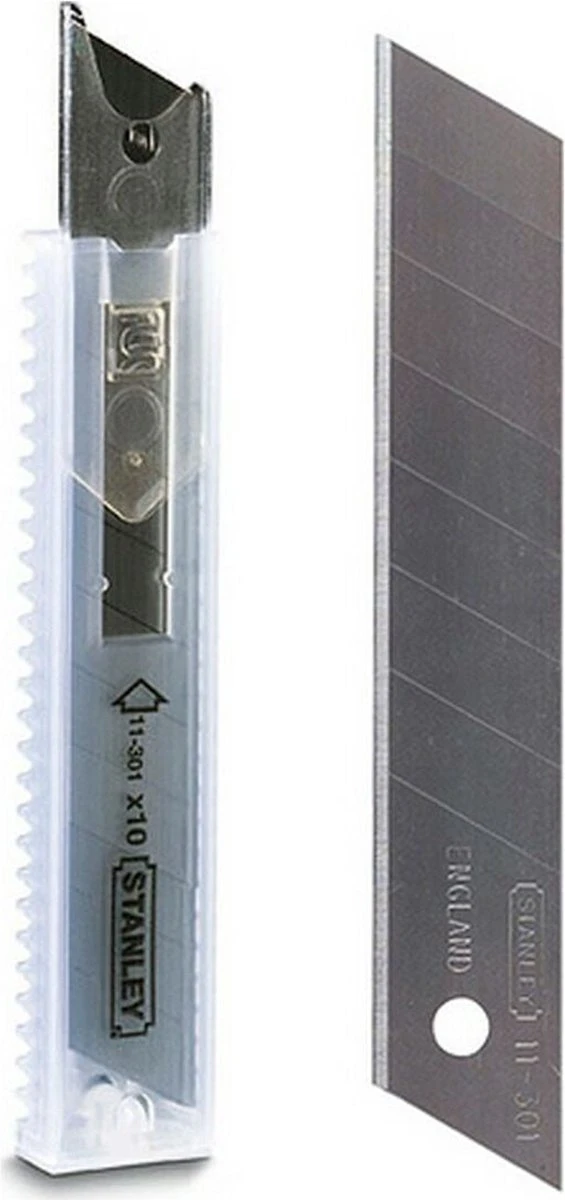 STANLEY Afbreekmesjes 18mm - 10 Stuks/dispenser 19 STANLEY Afbreekmesjes 18mm - 10 Stuks/dispenser - Afbeelding 17