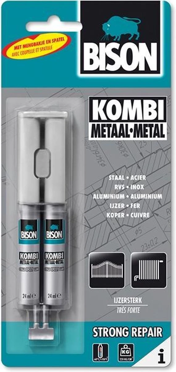 Bison Twee-componentenlijm - 24 Ml 3 Bison Twee-componentenlijm - 24 Ml