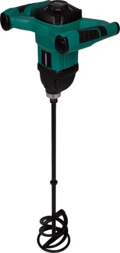 VONROC Verf / Cementmenger – 1200W – Soft Start – 3m Rubberen Kabel – Incl. Roerstaaf 120x600MM -Makita Winkel 572x1200