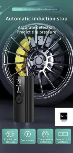 GTP Draagbare Luchtcompressor - Elektrische Bandenpomp - Luchtcompressor Oplaadbaar - Fiets Motor Auto En Ballen - Powerbank - Zaklamp 22 GTP Draagbare Luchtcompressor - Elektrische Bandenpomp - Luchtcompressor Oplaadbaar - Fiets Motor Auto En Ballen - Powerbank - Zaklamp -Makita Winkel 574x1200 2