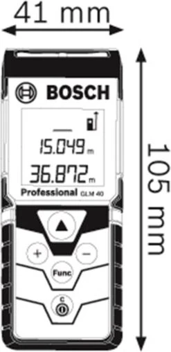 Bosch Professional GLM 40 Afstandmeter - Tot 40 Meter -Makita Winkel 583x1200 1