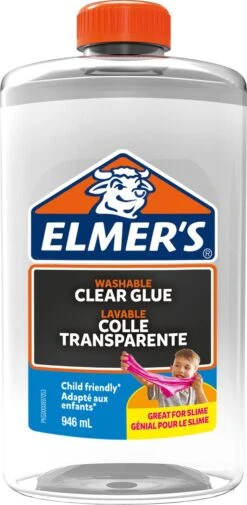 Elmer's Kleurloze PVA-lijm | 946 Ml | Uitwasbaar En Kindvriendelijk | Geweldig Voor Het Maken Van Slijm En Om Mee Te Knutselen