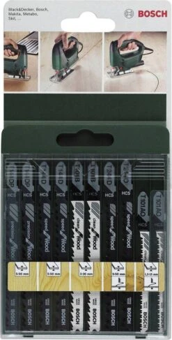 Bosch Decoupeerzaagbladen - 10-delige Set - Voor Zagen In Hout -Makita Winkel 609x1200