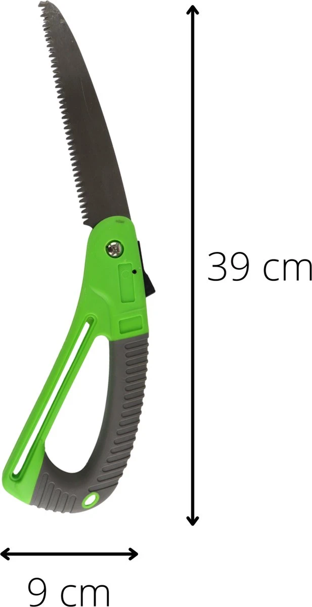 Orange85 Takkenzaag - Snoeizaag - Handzaag - Inklapbaar - Groen - 39x9x1cm - Kunststof 6 Orange85 Takkenzaag - Snoeizaag - Handzaag - Inklapbaar - Groen - 39x9x1cm - Kunststof - Afbeelding 4