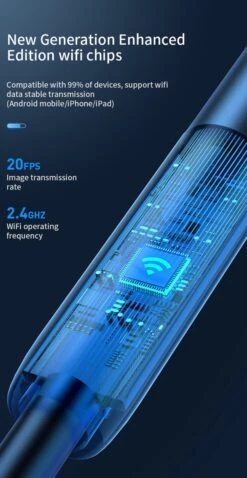 W300 - Endoscoop Camera - Dual Lens - IOS - Android - Inspectiecamera - Voor Smartphone - 1M - Dual Lens 1080P Transmissie -Makita Winkel 620x1200