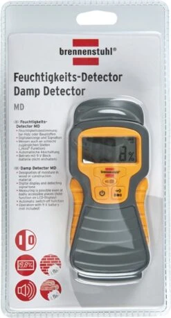 Brennenstuhl Vochtmeter MD (Vochtigheidsmeter Voor Hout/wanden/bouwmateriaal, Met LCD Display) Antraciet/Geel -Makita Winkel 647x1200 3