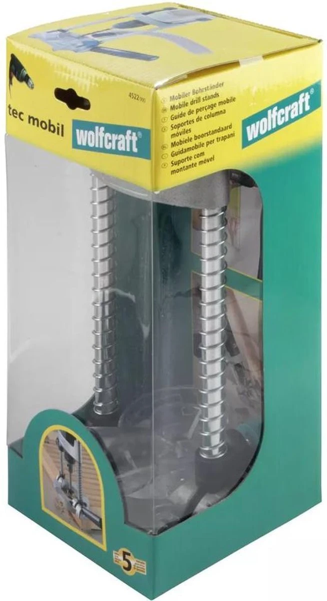 Wolfcraft - Mobiele Boorstandaard - Boorstandaard Boormachine - Tafelboormachine - Kolomboor - Boorstatief - 4522000 11 Wolfcraft - Mobiele Boorstandaard - Boorstandaard Boormachine - Tafelboormachine - Kolomboor - Boorstatief - 4522000 - Afbeelding 9