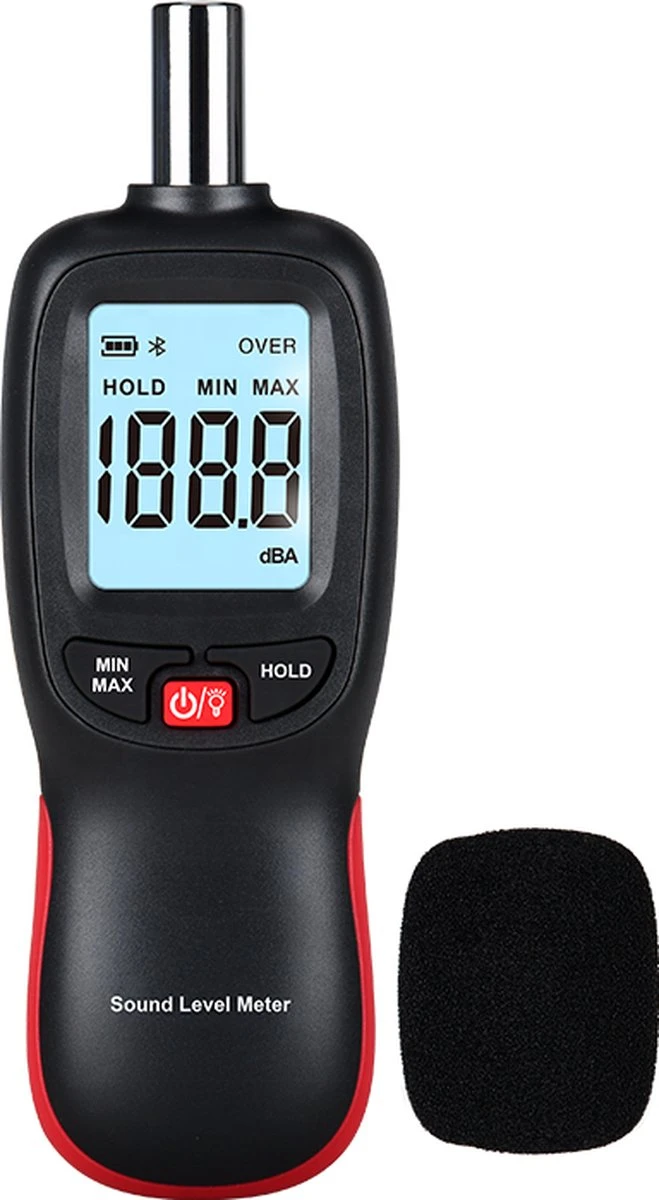 PuroTech Geluidsmeter - Digitale Decibelmeter - LCD Scherm - Geluidsoverlast - 30 DB Tot 130 DB - Professionele Geluidsmeting - Geluidsisolatie - Inclusief Batterijen 5 PuroTech Geluidsmeter - Digitale Decibelmeter - LCD Scherm - Geluidsoverlast - 30 DB Tot 130 DB - Professionele Geluidsmeting - Geluidsisolatie - Inclusief Batterijen - Afbeelding 3